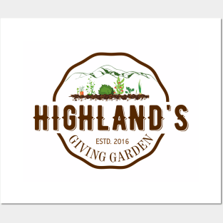 Highland's Giving Garden #2 Posters and Art